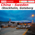 Cheap Air Freight de China a Estocolmo, Goteborg, Suecia-Forwarder